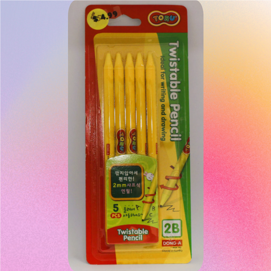 Twistable pencil 5pc