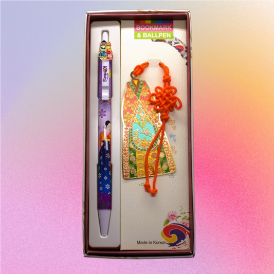 Korean traditional Pen & Bookmark Set