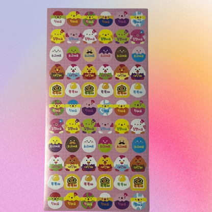 Korean Mini Sticker Sheet