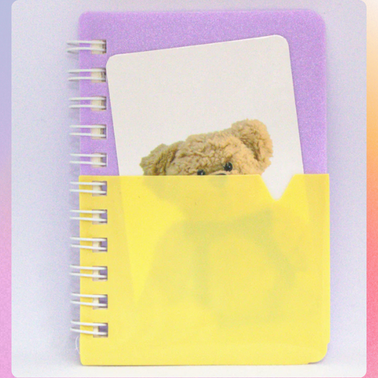 Photo Card hold Mini Notebook