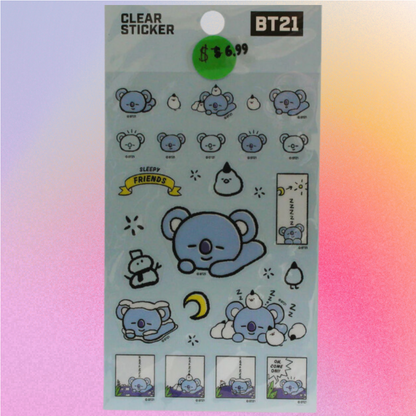 BT-21 Clear Sticker