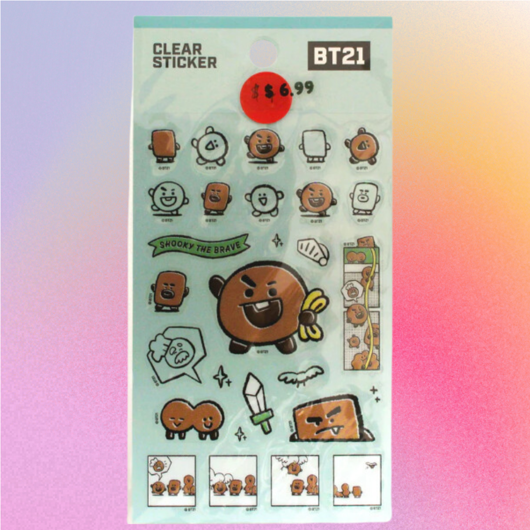 BT-21 Clear Sticker