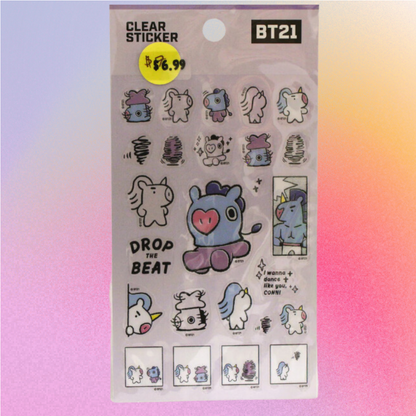 BT-21 Clear Sticker