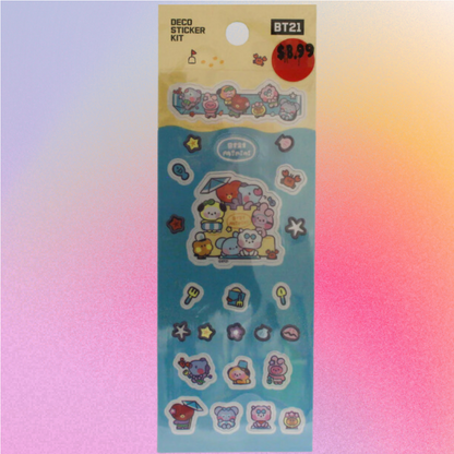 BT-21 Deco Stickers Kit n 2 colors