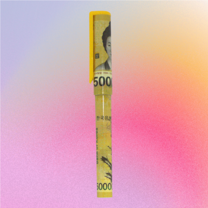 Korean Money & Love Korea ball-point pen