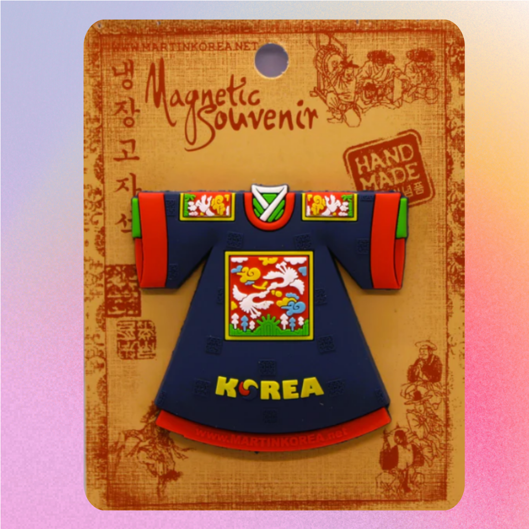 Korean traditional hanbok magnet