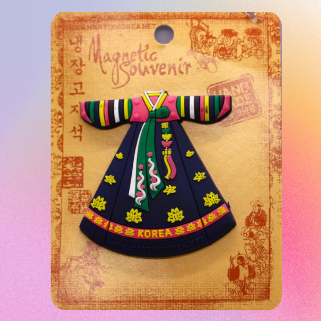 Korean traditional hanbok magnet