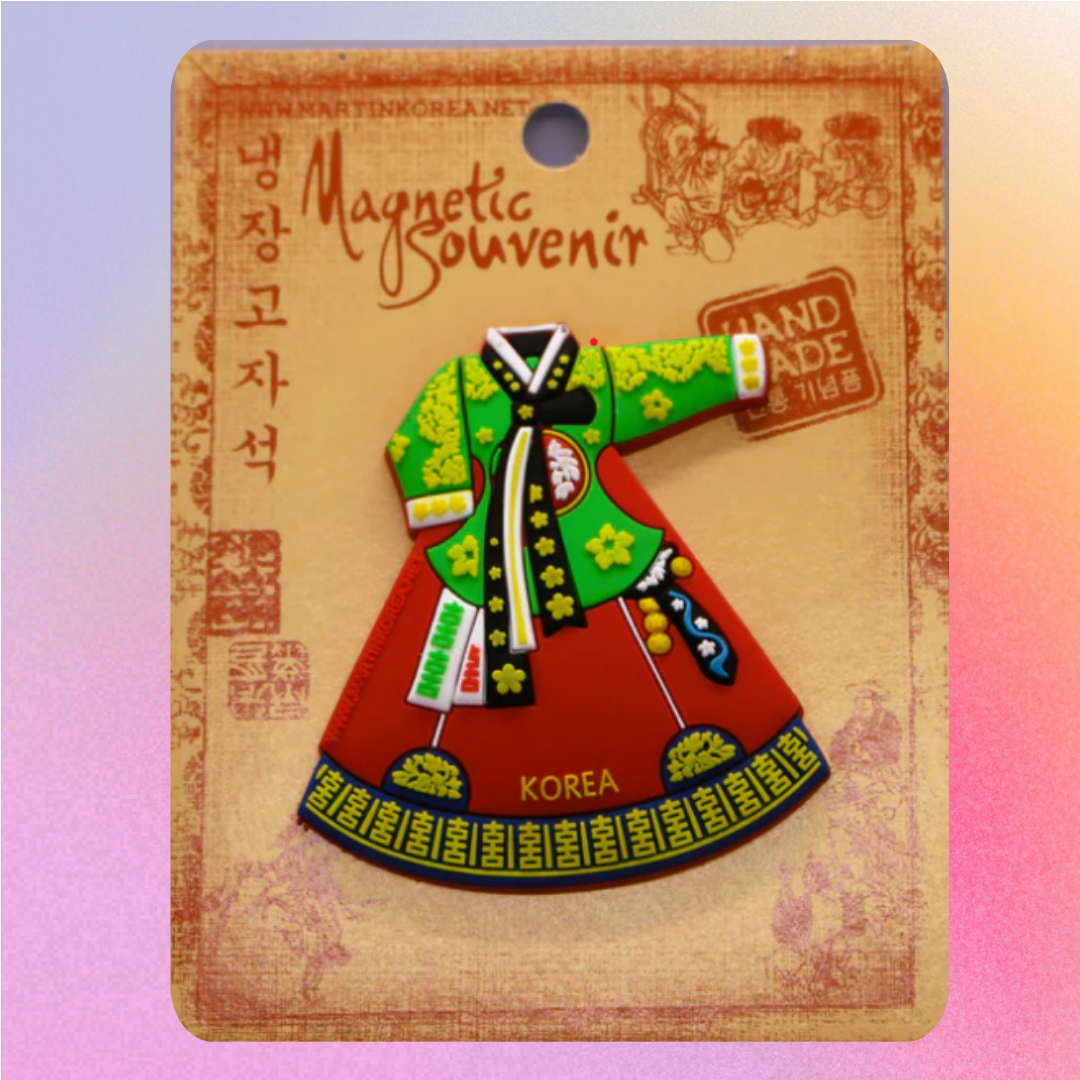 Korean traditional hanbok magnet