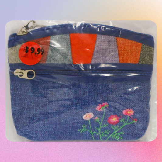 Korean Traditional 2-pocket coin pouch